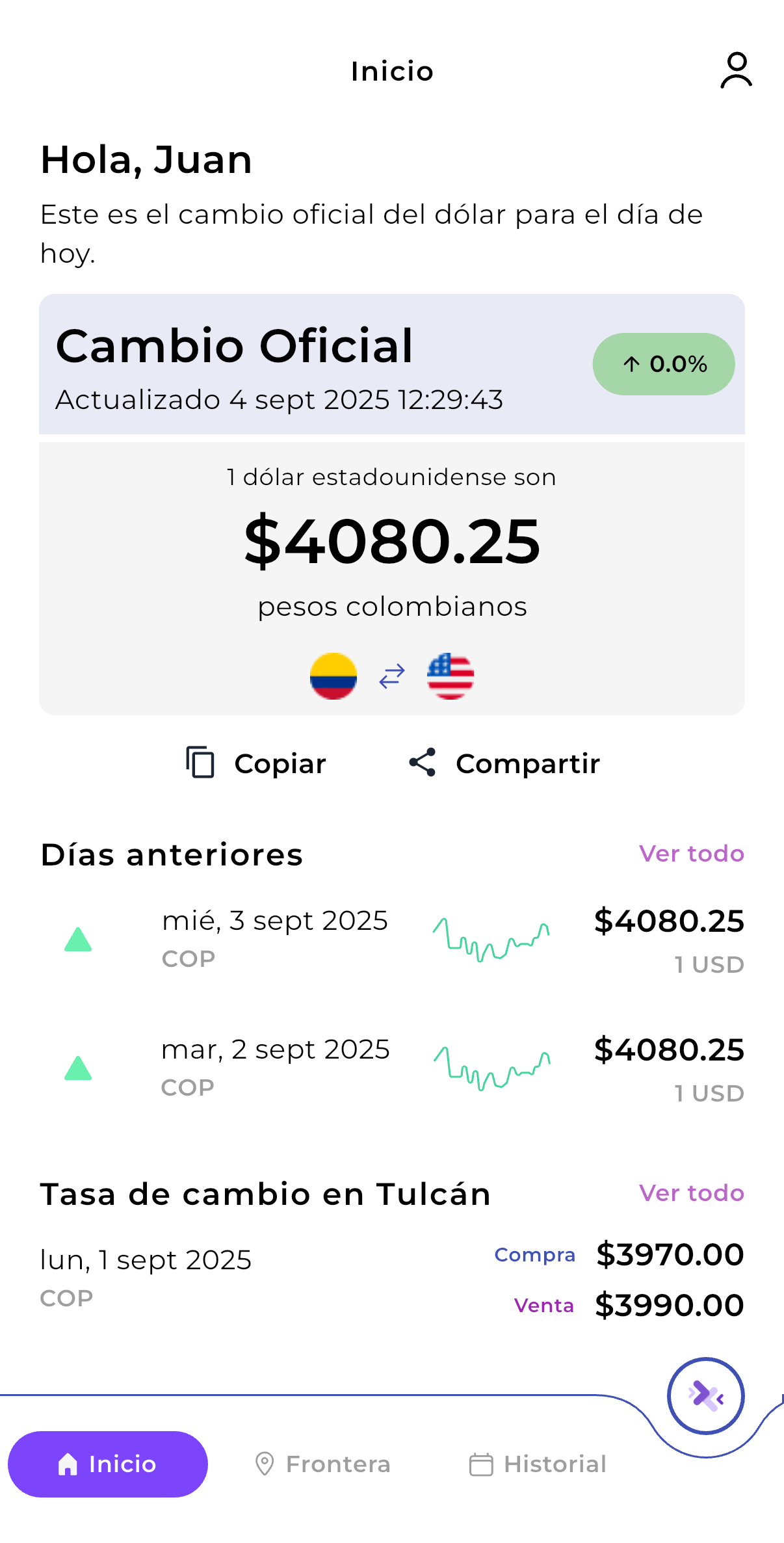 Dashboard Principal